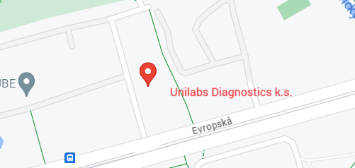 Map of Unilabs Diagnostics in Praha
